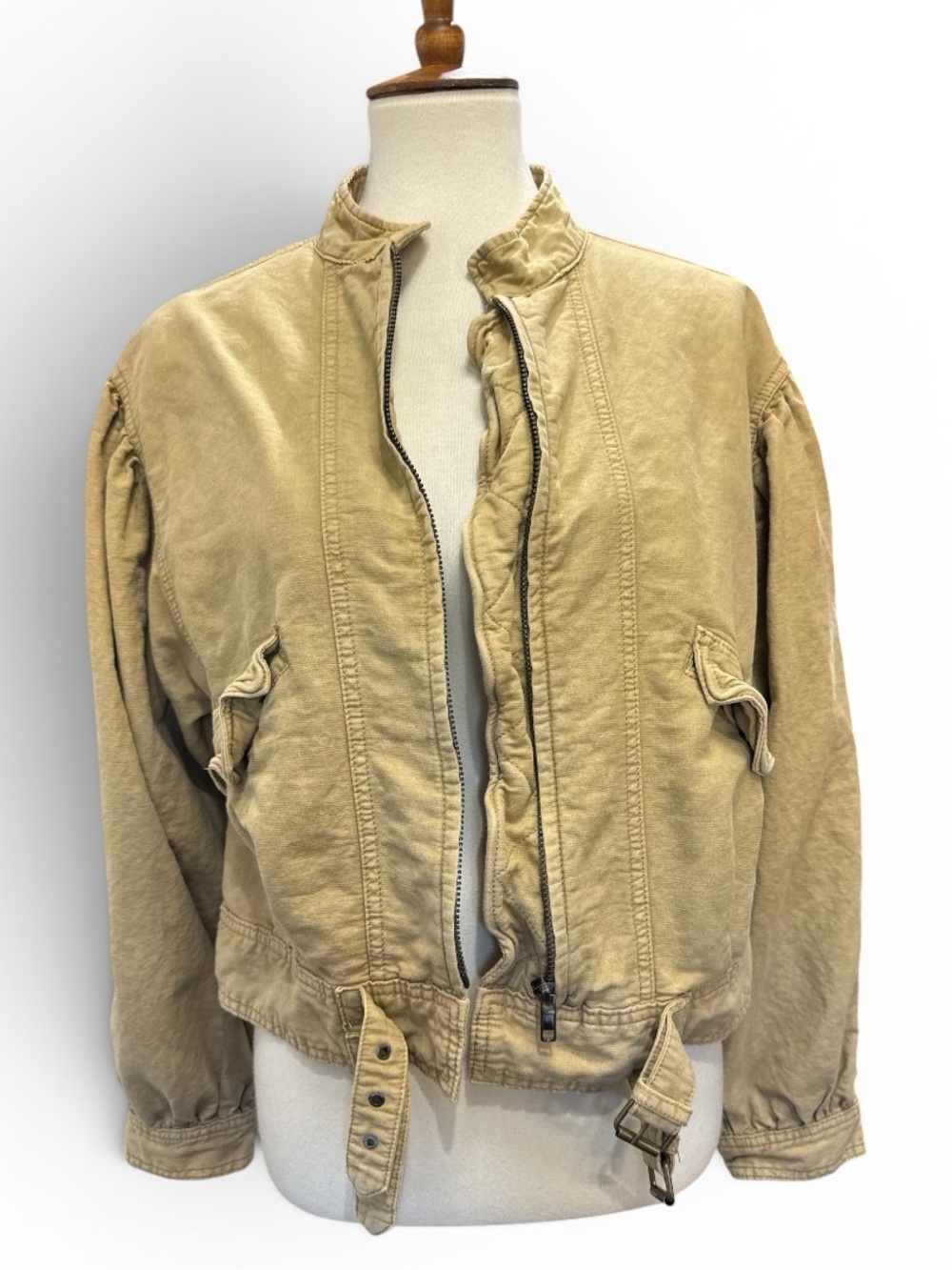 Free People tan Utility Jacket #474